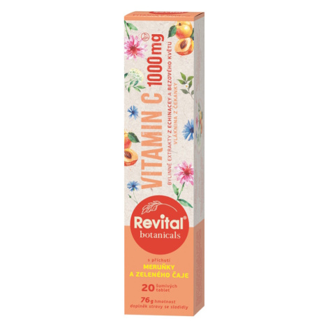 REVITAL Botanicals vitamín C 1000 mg 20 šumivých tabliet