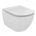 GEBERIT - Duofix Modul na závesné WC s tlačidlom Sigma01, alpská biela + Ideal Standard Tesi - W