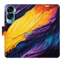 Flipové puzdro iSaprio - Fire Paint - Honor 90 Lite 5G