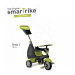 Trojkola smarTrike Glow Touch Steering 4v1 6600800 zeleno-čierna