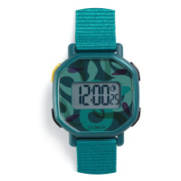 Detské digitálne hodinky - Zelené hady