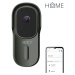 IGET HOME Doorbell DS1 Anthracite - inteligentní bateriový videozvonek s FullHD přenosem o