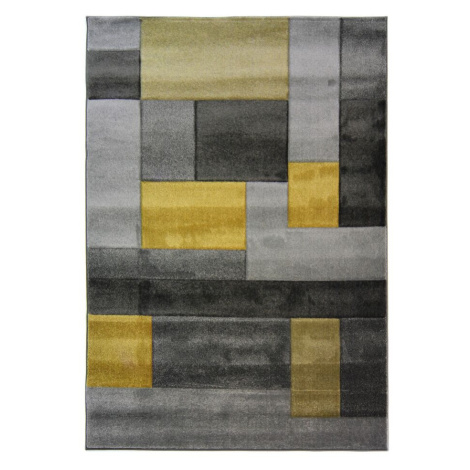 Kusový koberec Hand Carved Cosmos Ochre - 120x170 cm Flair Rugs koberce