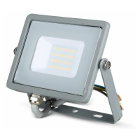 Reflektor LED PRO 20W, 3000K, 1600lm, sivá VT-20 (V-TAC)