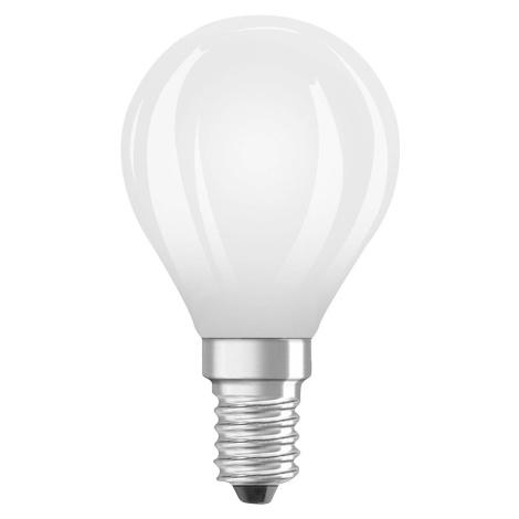 OSRAM LED žiarovka kvapka matná E14 3,8W 4000K 806lm