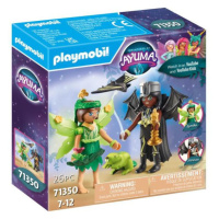 PLAYMOBIL Ayuma 71350 Forest Fairy & Bat Fairy s tajomnými zvieratami