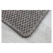 Kusový koberec Nature tmavě béžový čtverec - 250x250 cm Vopi koberce