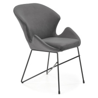HALMAR K458 jedálenská stolička sivá / čierna