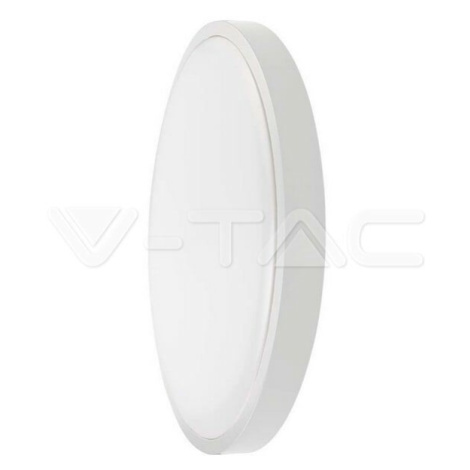36W LED kupolové svetlo s okrúhlym bielym rámom 6400K IP44 2550lm VT-8630 (V-TAC)