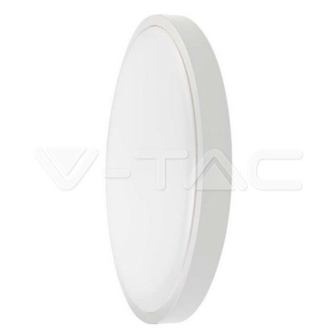 36W LED stropné svetlo s okrúhlym bielym rámom 6400K IP44 3820lm VT-8630 (V-TAC)