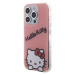 Plastové puzdro Hello Kitty na Apple iPhone 15 Pro Max HKHCP15XHKDSP IML Daydreaming Logo ružové