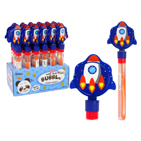 mamido Mydlové bubliny Rocket Blue 30 cm lapač