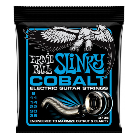 Ernie Ball P02725 Cobalt Super Slinky - .008 - .038