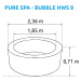 Marimex | Vírivý bazén Pure Spa - Bubble HWS 8 | 11400253