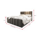 Expedo Čalúnená posteľ boxspring MAGO + topper, 180x200, sawana 14