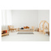 Detská posteľ z borovicového dreva v prírodnej farbe 80x200 cm CPN – Adeko
