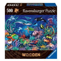 Ravensburger Drevené puzzle Podmorský svet 500 dielikov