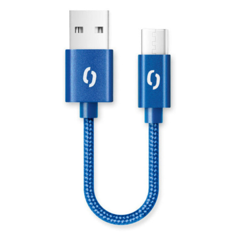 Kábel Aligator Premium 2A, USB-C na USB, 50cm, modrá