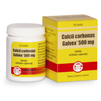 GALVEX Calcii carbonas 500 mg kalciové tablety 100 kusov