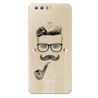 Odolné silikónové puzdro iSaprio - Man With Headphones 01 - Huawei Honor 8