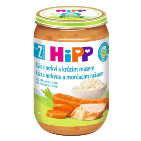 HIPP Prikrm bio ryža s mrkvou a morčacím mäsom 220 g