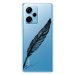 Odolné silikónové puzdro iSaprio - Writing By Feather - black - Xiaomi Redmi Note 12 Pro+ 5G