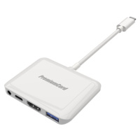 PremiumCord Adapter USB-C na HDMI rozlíšení obrazu 4K s USB Aluminium