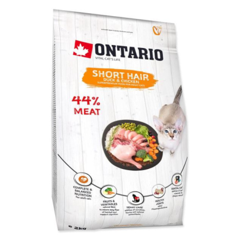 Krmivo Ontario Cat Shorthair 2kg