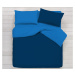 Gipetex Natural Dream Talianská obliečka 100% bavlna Doubleface svetlo/tmavo modrá - 140x220 / 7