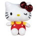 Play by Play Hello Kitty 50th Anniversary Plush Figure Red Bow Yellow Shirt 22 cm