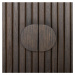 Hnedá nízka komoda v dekore duba s posuvnými dverami 110x100 cm Valencia – Bloomingville