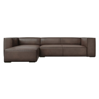 Hnedá kožená rohová pohovka (ľavý roh) Madame - Windsor & Co Sofas