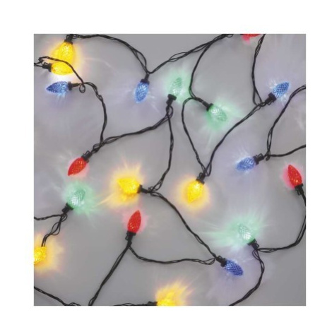 LED vánoční řetěz Bulbs 9,8 m vícebarevný EMOS