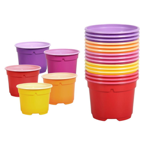 Sadbový kvetináč color duo d:9 cm, 15 ks MERKURY MARKET