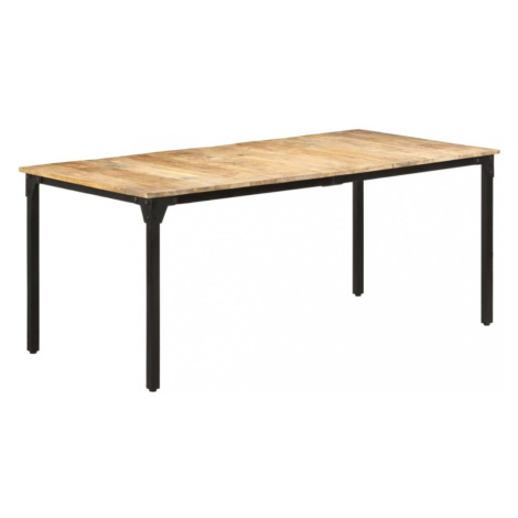 Jedálenský stôl mangovníkové drevo/kov Dekorhome 180x90x76 cm,Jedálenský stôl mangovníkové drevo vidaXL
