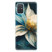 Odolné silikónové puzdro iSaprio - Blue Petals - Samsung Galaxy A71