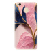 Odolné silikónové puzdro iSaprio - Pink Blue Leaves - Xiaomi Redmi 4X