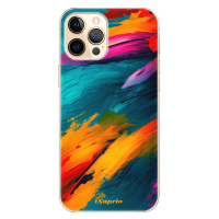 Odolné silikónové puzdro iSaprio - Blue Paint - iPhone 12 Pro