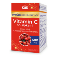 GS Vitamín C 500 mg so šípkami 100 + 30 tabliet navyše