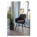 Modré zamatové jedálenské stoličky v súprave 2 ks Harbo - House Nordic