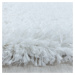 Kusový koberec Fluffy Shaggy 3500 white Rozmery koberca: 80x250