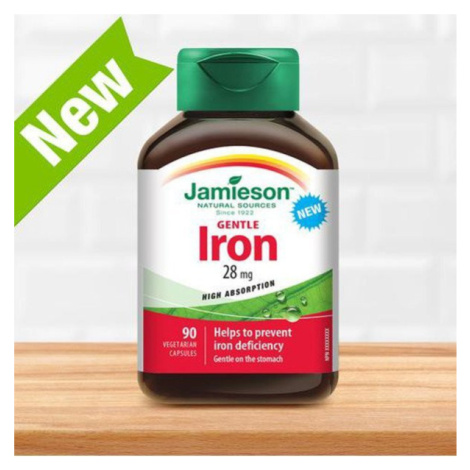 Jamieson Iron GENTLE 28 mg KOMPLEX S VIT. B,C 90 kapsúl