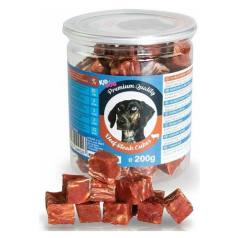 Kiddog hovězí masíčko v kostičce PREMIUM QUALITY 200 g dóza