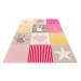 Detský kusový koberec Stars 411 pink Rozmery koberca: 160x230