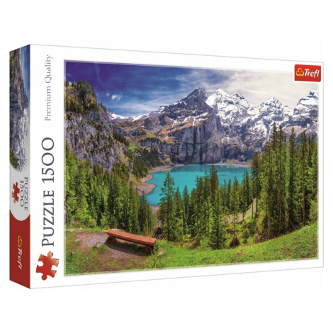 Trefl Puzzle Jazero Oeschinen, Alpy 1500 dielikov