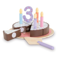 Narodeninová torta Wooden Birthday Cake Corolle pre 36-42 cm bábiku 18 doplnkov od 24 mes