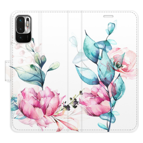 Flipové puzdro iSaprio - Beautiful Flower - Xiaomi Redmi Note 10 5G