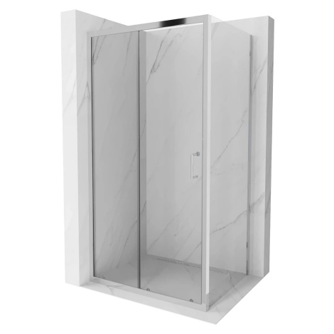 MEXEN/S - APIA sprchovací kút 100x70, transparent, chróm 840-100-070-01-00