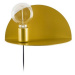 Nástenné svietidlo s poličkou v zlatej farbe Homemania Decor Shelfie, dĺžka 15 cm