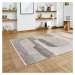 Béžový prateľný behúň s prímesou bavlny 60x170 cm Whisper – Think Rugs